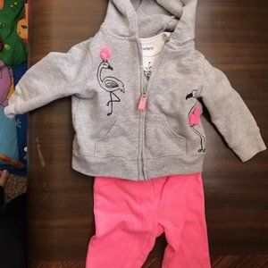 Carter's Flamingo outfit